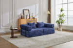 Compression Sofa,Convertible Floor Sofa Bed with Fixed-Shape Frame, Loveseats Boneless Modular Secti - Image 22