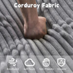 Sleeping sofa boneless floor sofa modern cloud sofa with chaise lounge, comfortable couch for living - Image 4