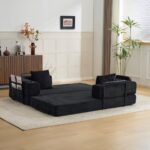 Floor Couch,Compression Sofa,Convertible Floor Sofa Bed-with Pillow Back Support Armrest,Comfy Sleep - Image 19