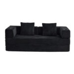 Floor Couch,Compression Sofa,Convertible Floor Sofa Bed-with Pillow Back Support Armrest,Comfy Sleep - Image 21