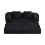 Floor Couch,Compression Sofa,Convertible Floor Sofa Bed-with Pillow Back Support Armrest,Comfy Sleep - Image 23