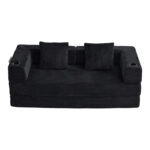 Floor Couch,Compression Sofa,Convertible Floor Sofa Bed-with Pillow Back Support Armrest,Comfy Sleep - Image 27
