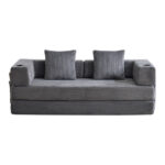 Floor Couch,Compression Sofa,Convertible Floor Sofa Bed-with Pillow Back Support Armrest,Comfy Sleep - Image 24
