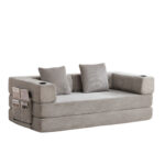 Floor Couch,Compression Sofa,Convertible Floor Sofa Bed-with Pillow Back Support Armrest,Comfy Sleep - Image 22