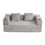 Floor Couch,Compression Sofa,Convertible Floor Sofa Bed-with Pillow Back Support Armrest,Comfy Sleep - Image 25