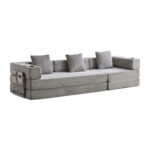 Floor Couch,Compression Sofa,Convertible Floor Sofa Bed-with Pillow Back Support Armrest,Comfy Sleep - Image 23
