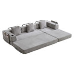 Floor Couch,Compression Sofa,Convertible Floor Sofa Bed-with Pillow Back Support Armrest,Comfy Sleep - Image 24