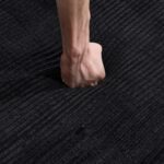 Podlahová pohovka, Kompresná pohovka, Konvertibilná podlahová pohovka-posteľ s vankúšovou opierkou chrbta a opierkami na ruky, Pohodlný futon – Obrázok 19