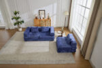 Compression Sofa,Convertible Floor Sofa Bed with Fixed-Shape Frame, Boneless Modular Sectional Sofa, - Image 12