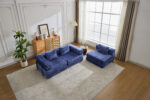 Compression Sofa,Convertible Floor Sofa Bed with Fixed-Shape Frame, Boneless Modular Sectional Sofa, - Image 15