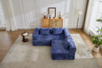 Compression Sofa,Convertible Floor Sofa Bed with Fixed-Shape Frame, Boneless Modular Sectional Sofa, - Image 9