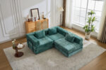 Compression Sofa,Convertible Floor Sofa Bed with Fixed-Shape Frame, Boneless Modular Sectional Sofa, - Image 13