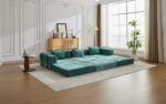 Compression Sofa,Convertible Floor Sofa Bed with Fixed-Shape Frame, Boneless Modular Sectional Sofa, - Image 15