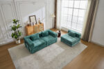 Compression Sofa,Convertible Floor Sofa Bed with Fixed-Shape Frame, Boneless Modular Sectional Sofa, - Image 19