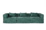 Compression Sofa,Convertible Floor Sofa Bed with Fixed-Shape Frame, Boneless Modular Sectional Sofa, - Image 25