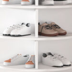 Rotating Shoe Tower with 7 Tiers - 360° Rotating Shoe Rack, Freestanding, Space-Saving for Up To 28 Pairs - Image 13
