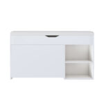 Schuhbank, Flurbank mit aufklappbarem, verstecktem Staufach, Modernes, minimalistisches Design, Geei - Image 20