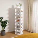 Rotating Shoe Cabinet Tower, 8-Tier Rotating Rack, Freestanding 360° Rotating Shoe Organizer - Image 13