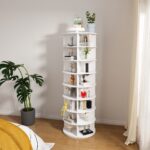 Rotating Shoe Cabinet Tower, 8-Tier Rotating Rack, Freestanding 360° Rotating Shoe Organizer - Image 15