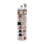 Rotating Shoe Cabinet Tower, 8-Tier Rotating Rack, Freestanding 360° Rotating Shoe Organizer - Image 16