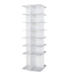 7-Tier Rotating Shoe Stand, Freestanding 360° Rotating Shoe Organizer, Shoe Rack Tower with - Image 14