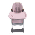 Verstellbarer Babyhochstuhl 0-6 Jahre – Tragbarer Kinderhochstuhl mit Sicherheitsgurt, Leisen Sperrb - Image 15