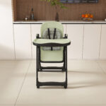 2-in-1 Baby High Chair with Rocking Function, 5-Point Safety Harness, Lockable Wheels, Removable Tray - Image 21