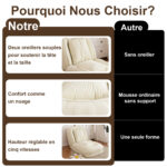 Foldable Ergonomic Sofa Bed for Adults & Pets - 5-Way Adjustable (90°-180°) with 2 - Image 9