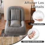 Foldable Ergonomic Sofa Bed for Adults & Pets - 5-Way Adjustable (90°-180°) with 2 - Image 11