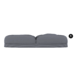 Foldable Ergonomic Sofa Bed for Adults & Pets - 5-Way Adjustable (90°-180°) with 2 - Image 2