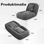 Foldable Ergonomic Sofa Bed for Adults & Pets - 5-Way Adjustable (90°-180°) with 2 - Image 4