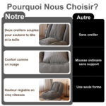 Foldable Ergonomic Sofa Bed for Adults & Pets - 5-Way Adjustable (90°-180°) with 2 - Image 9