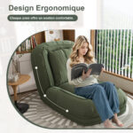 Foldable Ergonomic Sofa Bed for Adults & Pets - 5-Way Adjustable (90°-180°) with 2 - Image 13