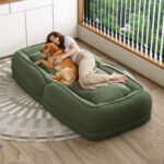 Foldable Ergonomic Sofa Bed for Adults & Pets - 5-Way Adjustable (90°-180°) with 2 - Image 14