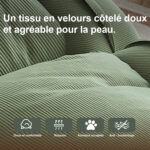 Foldable Ergonomic Sofa Bed for Adults & Pets - 5-Way Adjustable (90°-180°) with 2 - Image 7