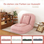 Foldable Ergonomic Sofa Bed for Adults & Pets - 5-Way Adjustable (90°-180°) with 2 - Image 7