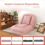 Foldable Ergonomic Sofa Bed for Adults & Pets - 5-Way Adjustable (90°-180°) with 2 - Image 8