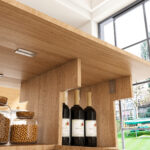 Rectangular Foldable Mobile Dining Table 110x70x80 cm, Multifunctional with 5 Storage Shelves and 5 Casters - Image 24