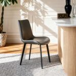 Modern Dining Chairs, PU Leather Dining Chairs with Carbon Steel Legs for Home, Restaurant - Image 26