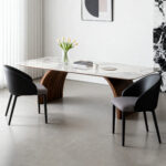 Modern Dining Chair with Ergonomic Black PU Leather Backrest, Breathable Gray Mesh Seat - Image 13