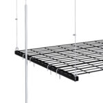 Garage Ceiling Storage with Crank System, 1.2x1.2m Steel Overhead Rack for High Rooms from 3 to 3.6m, with - Image 20