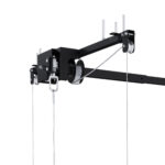 Garage Ceiling Storage with Crank System, 1.2x1.2m Steel Overhead Rack for High Rooms from 3 to 3.6m, with - Image 21