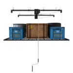 Garage Ceiling Storage with Crank System, 1.2x2.4m Steel Overhead Rack for High Rooms from 3 to 3.6m, with - Image 19