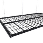 Garage Ceiling Storage with Crank System, 1.2x2.4m Steel Overhead Rack for High Rooms from 3 to 3.6m, with - Image 22