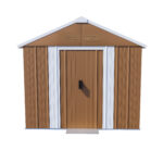 Steel Garden Shed 1.8x1 m - Weatherproof Metal Shed with Windows, Lockable Door & Ventilation - Image 17