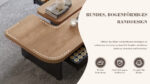 Modern Coffee Table with LED, Eco-Friendly Wood, 2-in-1 Design, Freely Movable - Image 15