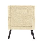 Polsterstuhl mit Knopfpolsterung aus Wildleder – Mid-Century-Modern-Sessel mit Hochdichtschaumkissen - Image 13