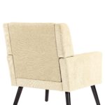Polsterstuhl mit Knopfpolsterung aus Wildleder – Mid-Century-Modern-Sessel mit Hochdichtschaumkissen - Image 22