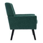 Polsterstuhl mit Knopfpolsterung aus Wildleder – Mid-Century-Modern-Sessel mit Hochdichtschaumkissen - Image 16