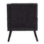 Polsterstuhl mit Knopfpolsterung aus Wildleder – Mid-Century-Modern-Sessel mit Hochdichtschaumkissen - Image 13
